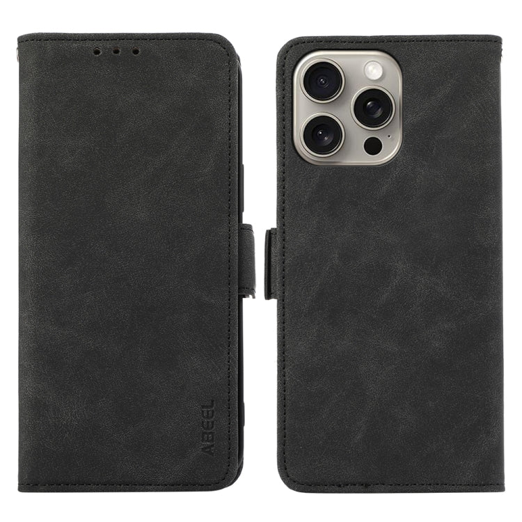 ABEEL Frosted Magnetic RFID Leather Phone Case
