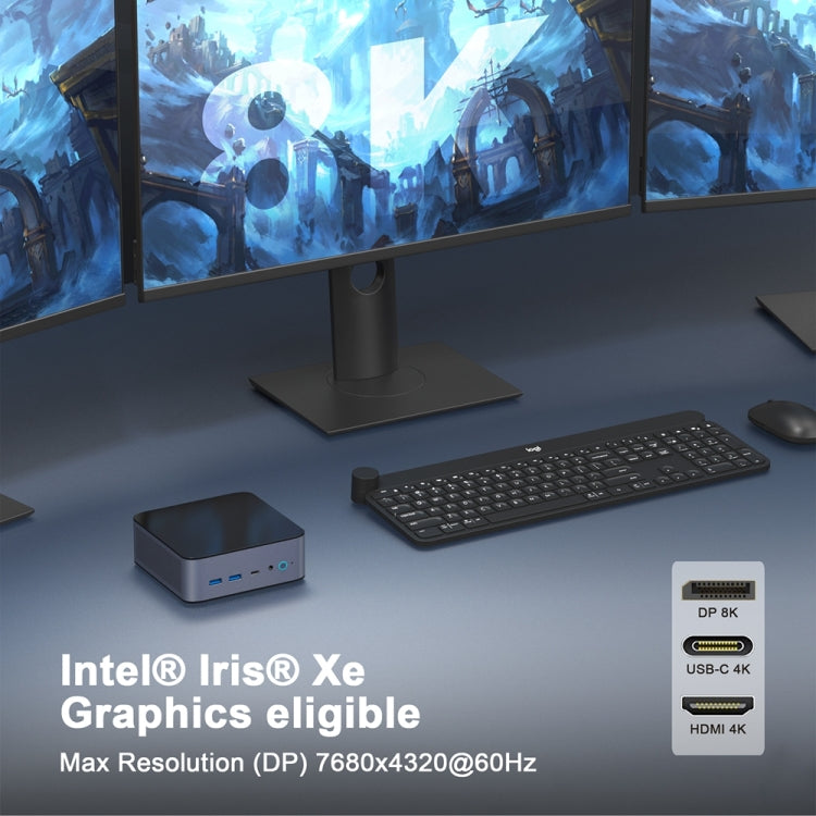 GXMO H90 Windows 11 Intel Core i7 11390H Processor Mini Computer