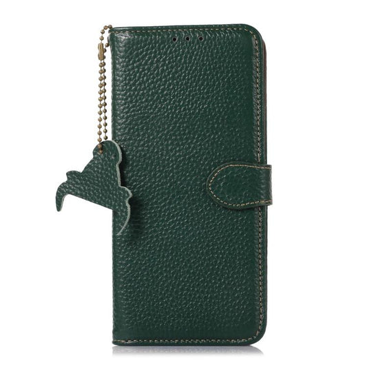 Genuine Leather Litchi Texture RFID Leather Phone Case, For Google Pixel 11 Pro XL, For Google Pixel 11 / 11 Pro, For Google Pixel 10a, For Google Pixel 10 / 9, For Google Pixel 9a, For Google Pixel 10 Pro / 9 Pro