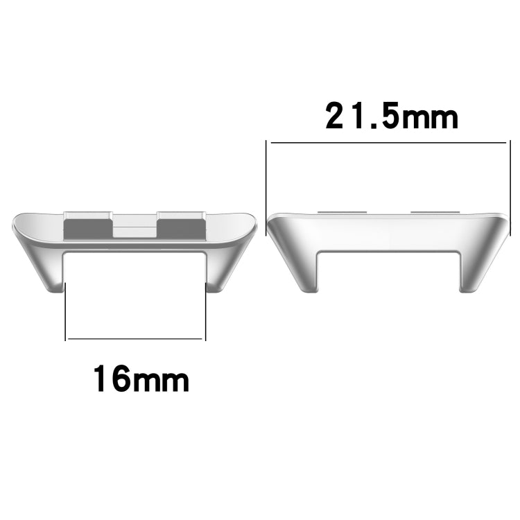 1 Pair Stainless Steel Metal Watch Band Connector, For Honor Band 9