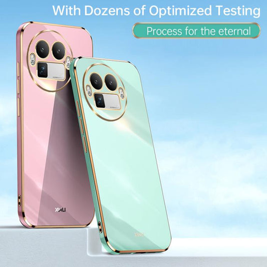 XINLI Straight Edge 6D Electroplate TPU Phone Case, For Realme GT 8 Pro 5G, For Realme 15 5G Global, For Realme 14 5G Global, For Realme Neo7X, For Realme Neo7 SE, For Realme 14 Pro+, For Realme C75, For Realme GT Neo6, For Realme 12 5G, For Realme 12+...