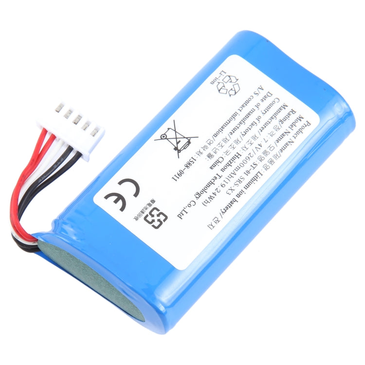 Batterie de remplacement pour Sony SRS-X3, SRS-XB2, SRS-XB20 (2 600 mAh), pour Sony SRS-X30/XB3/XB30/XB43 (ID659, ID659B, 5 200 mAh), pour Sony SRS-X33 (ST-03, 2 700 mAh)