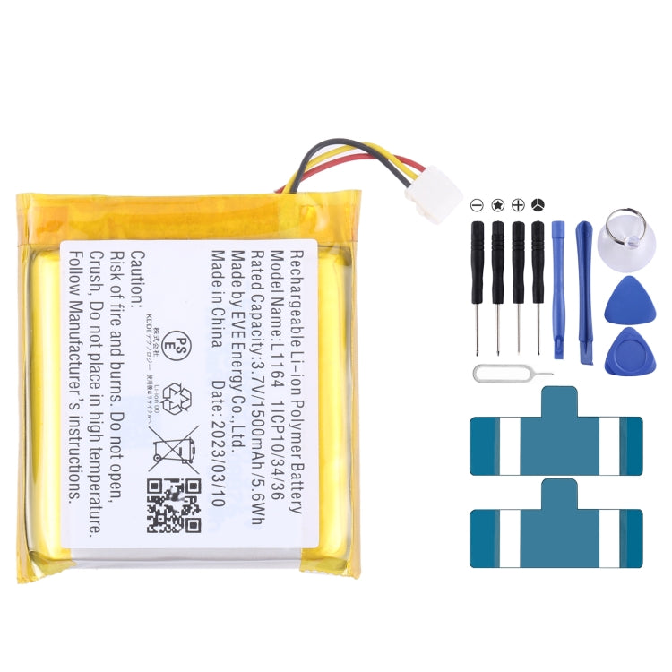 Batterie de remplacement, pour Amazfit BIP S A1805 PL472020V 190mAh, pour Amazfit EVE Ingenico Link 2500 P0750-LF 1250mAh, pour Amazfit EVE L0922-LF 750mAh, pour Amazfit EVE P0987 500mAh, pour Amazfit EVE P0963 495mAh, pour Amazfit EVE P0967 1100mAh ...