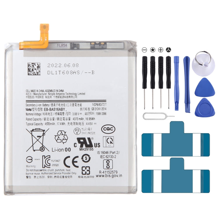 Batteries de remplacement pour Samsung Galaxy Z Fold5 (2310 mAh, 1960 mAh, 1 paire), pour Samsung Galaxy Z Flip5 (2620 mAh, 971 mAh, 1 paire), pour Samsung Galaxy Note 20 SM-N980F/DS (4300 mAh), pour Samsung Galaxy A51 5G SM-A516B/DS (4500 mAh)