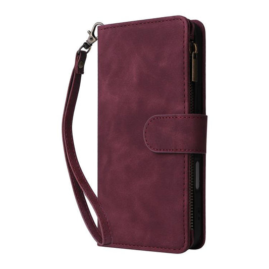 Multifunctional Multi-Card Wallet Phone Leather Case, For iPhone 18 / 17, For iPhone 18 Pro / 17 Pro, For iPhone 18 Pro Max / 17 Pro Max, For iPhone Air, For iPhone 16 Pro Max, For iPhone 16 Pro, For iPhone 16 Plus, For iPhone 16, For iPhone 15 Pro Max...
