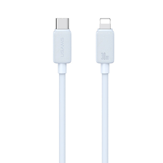 USAMS US-SJ697 USB-C / Type-C to 8 Pin 30W Striped Fast Charge Data Cable, 1m, 2m, 3m