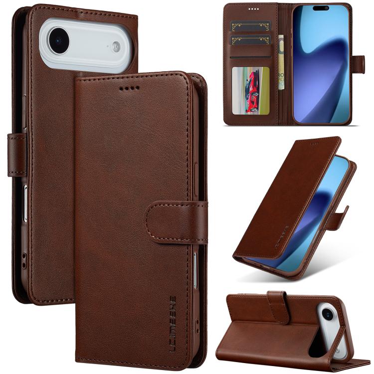 LC.IMEEKE Calf Texture Horizontal Flip Leather Case