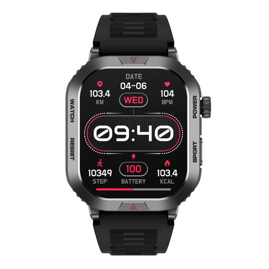 ZW66 2.01 inch BT5.1 Fitness Wellness Smart Watch, Support Bluetooth Call / Sleep / Blood Oxygen / Heart Rate / Blood Pressure Health Monitor