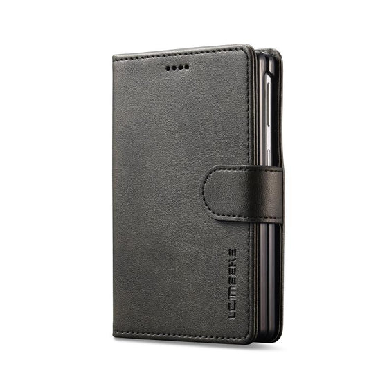 LC.IMEEKE Calf Texture Leather Phone Case, For Galaxy Z Fold8 5G, For Galaxy Z Fold8 Ultra 5G, For Galaxy Z Flip8 5G, For Samsung Galaxy Z Flip6 / Flip7 FE, For Samsung Galaxy Z Fold7 5G, For Samsung Galaxy Z Flip7 5G, For Samsung Galaxy Z Fold6 5G