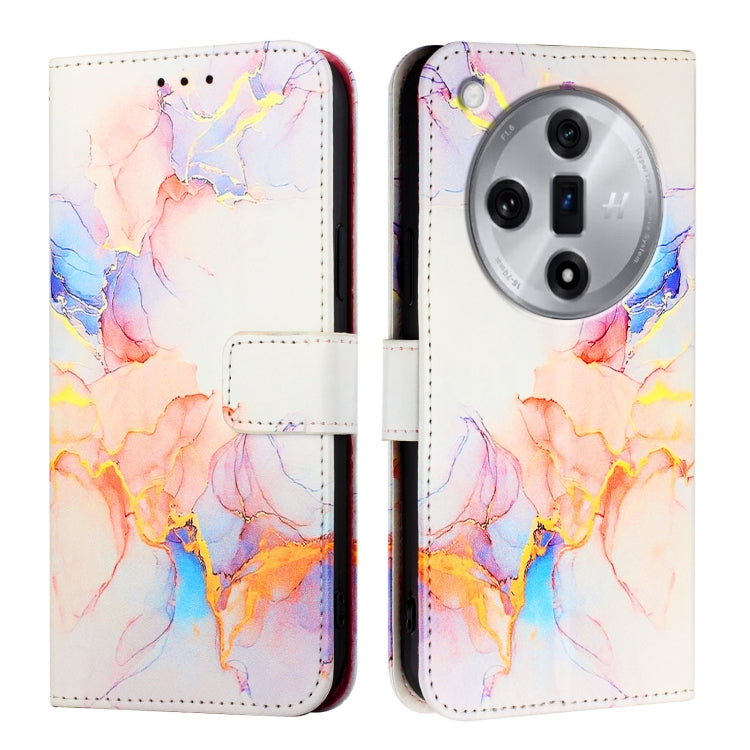 PT003 Marble Pattern Flip Leather Phone Case