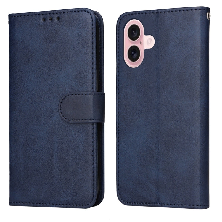 Classic Calf Texture Flip Leather Phone Case, For iPhone 18 Pro / 17 Pro, For iPhone 18 Pro Max / 17 Pro Max, For iPhone 17e / 16e, For iPhone 17, For iPhone Air, For iPhone 16 Pro Max, For iPhone 16 Pro, For iPhone 16 Plus, For iPhone 16