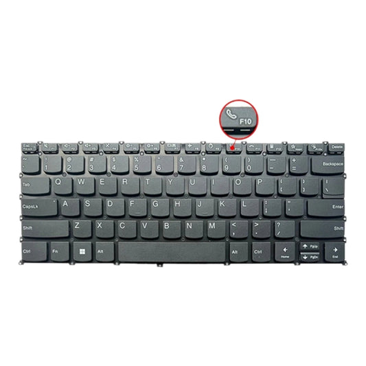 US Version Laptop Backlight Keyboard, F10 Key with Phone Icon, For Lenovo IdeaPad 5 / Yoga Slim 7 Pro(with Phone Icon)