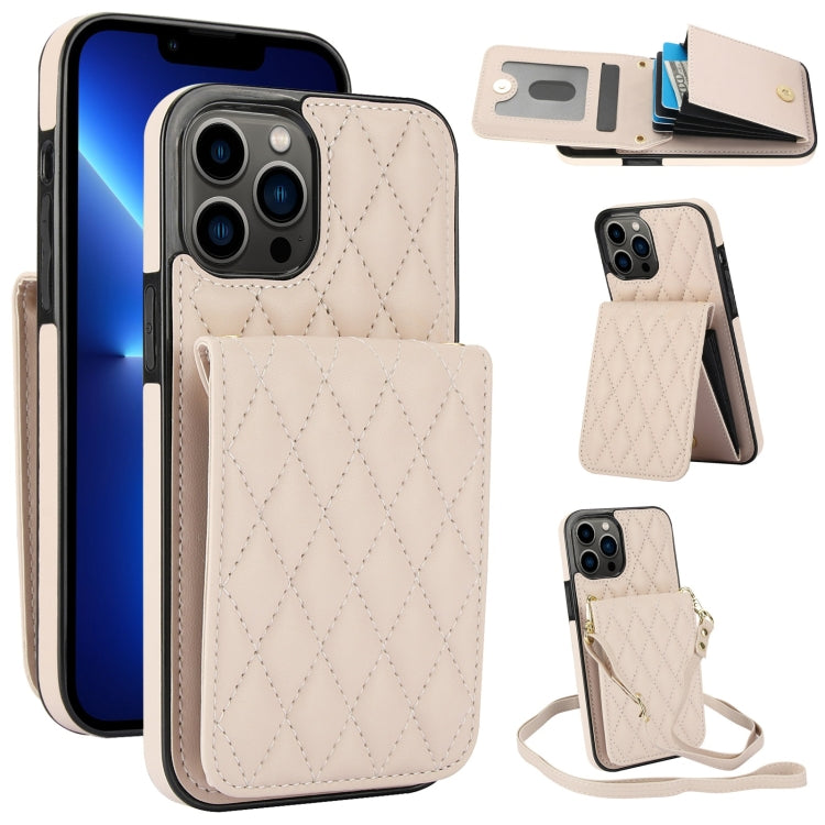 YM015 Crossbody Rhombic Card Bag RFID Phone Case, For iPhone 13 Pro Max, For iPhone 13 Pro, For iPhone 13, For iPhone 12 / 12 Pro, For iPhone 12 Pro Max, For iPhone 11 Pro Max, For iPhone 11, For iPhone 11 Pro