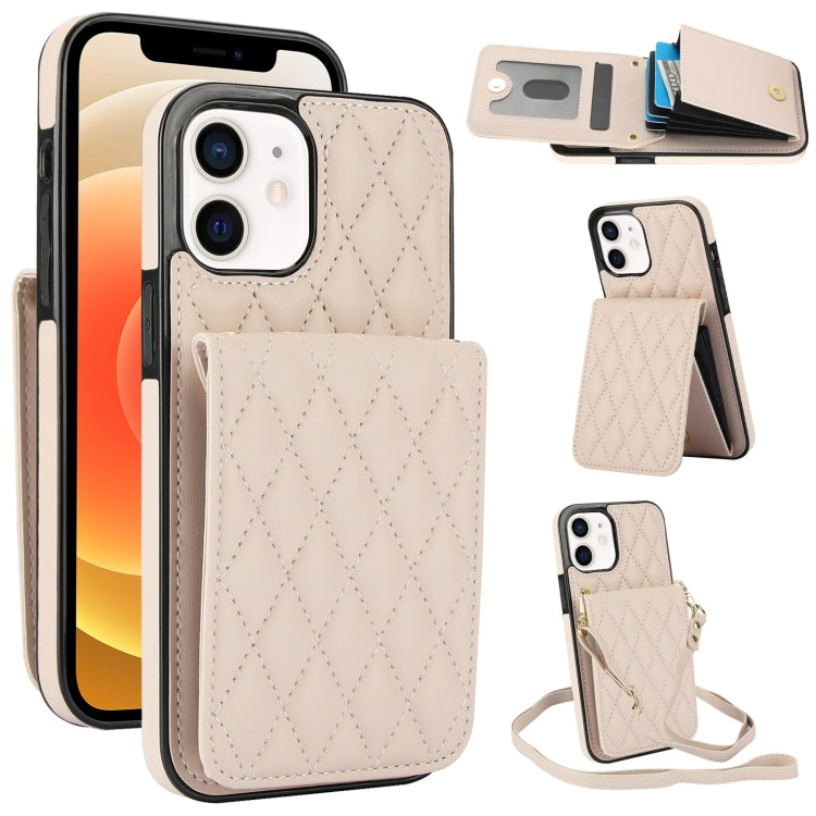YM015 Crossbody Rhombic Card Bag RFID Phone Case, For iPhone 13 Pro Max, For iPhone 13 Pro, For iPhone 13, For iPhone 12 / 12 Pro, For iPhone 12 Pro Max, For iPhone 11 Pro Max, For iPhone 11, For iPhone 11 Pro