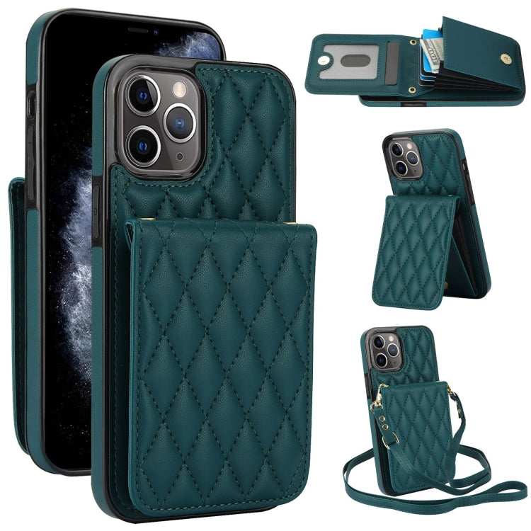 YM015 Crossbody Rhombic Card Bag RFID Phone Case, For iPhone 13 Pro Max, For iPhone 13 Pro, For iPhone 13, For iPhone 12 / 12 Pro, For iPhone 12 Pro Max, For iPhone 11 Pro Max, For iPhone 11, For iPhone 11 Pro