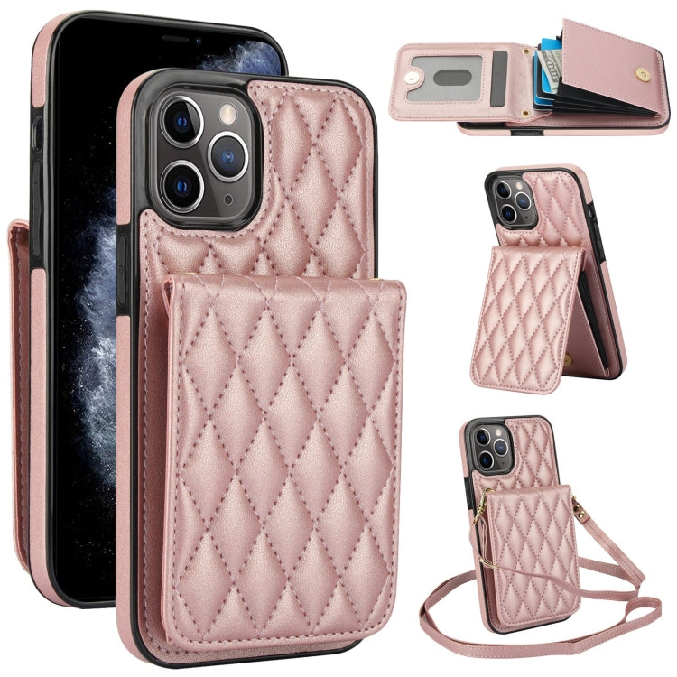 YM015 Crossbody Rhombic Card Bag RFID Phone Case, For iPhone 13 Pro Max, For iPhone 13 Pro, For iPhone 13, For iPhone 12 / 12 Pro, For iPhone 12 Pro Max, For iPhone 11 Pro Max, For iPhone 11, For iPhone 11 Pro