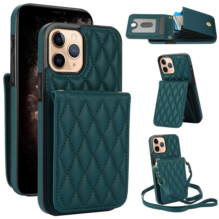 YM015 Crossbody Rhombic Card Bag RFID Phone Case, For iPhone 13 Pro Max, For iPhone 13 Pro, For iPhone 13, For iPhone 12 / 12 Pro, For iPhone 12 Pro Max, For iPhone 11 Pro Max, For iPhone 11, For iPhone 11 Pro
