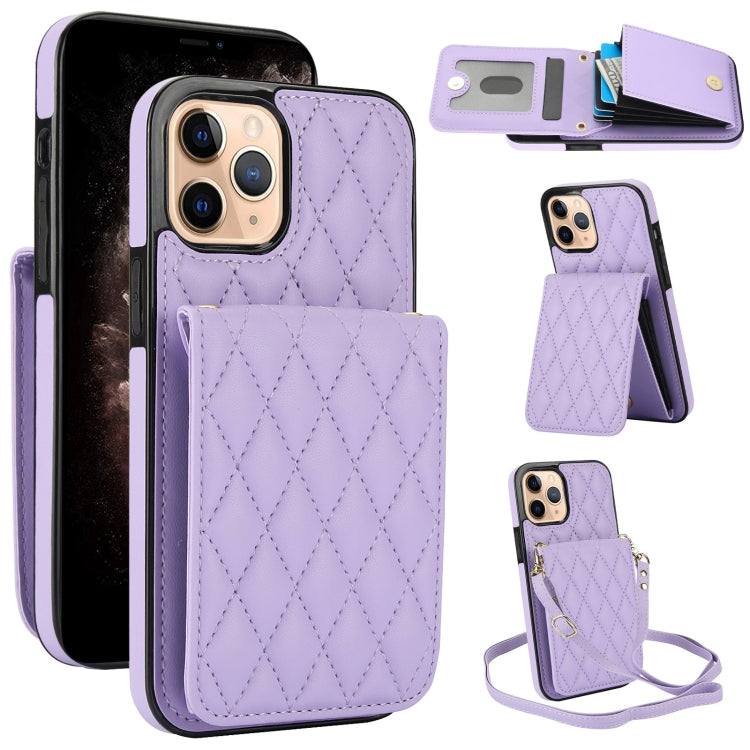 YM015 Crossbody Rhombic Card Bag RFID Phone Case, For iPhone 13 Pro Max, For iPhone 13 Pro, For iPhone 13, For iPhone 12 / 12 Pro, For iPhone 12 Pro Max, For iPhone 11 Pro Max, For iPhone 11, For iPhone 11 Pro