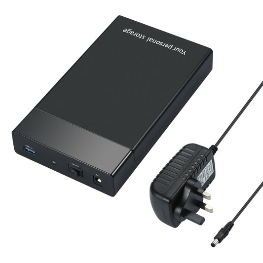 HDD 2.5 / 3.5 inch USB3.0 External Hard Drive Enclosure Case for Laptop Computer, EU Plug, UK Plug, US Plug