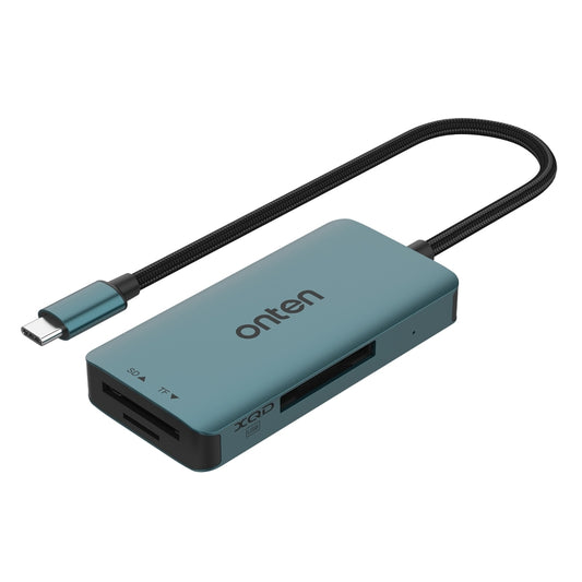 Onten C13 3 in 1 USB-C / Type-C to XQD & SD & TF Card Reader, C13