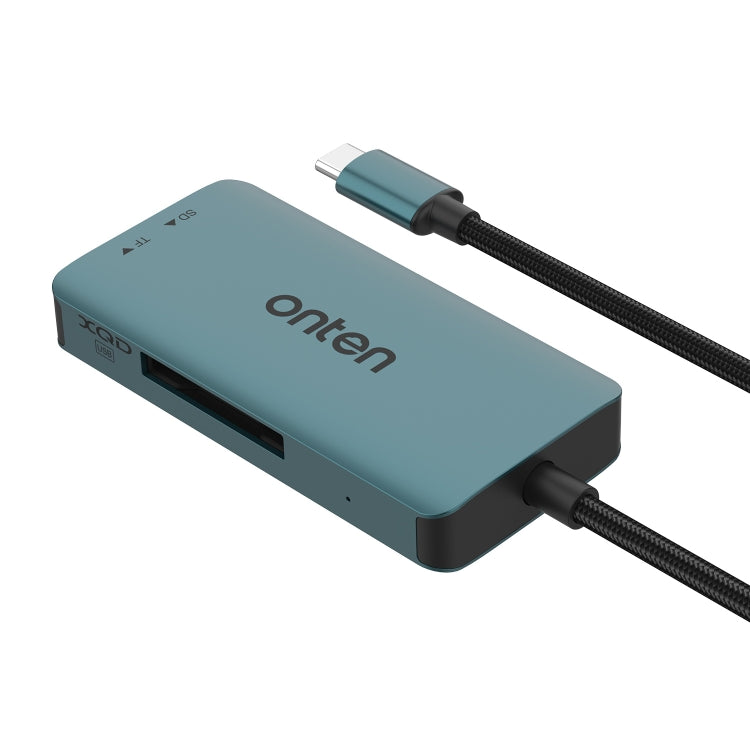 Onten C13 3 in 1 USB-C / Type-C to XQD & SD & TF Card Reader, C13