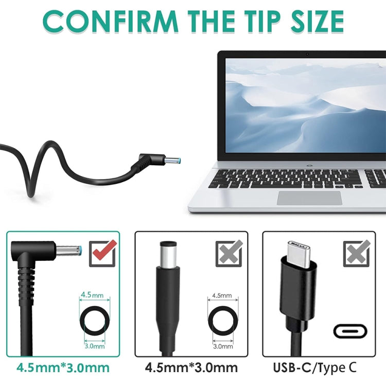 150W 19.5V 7.7A Oval Laptop Notebook Power Adapter For HP 4.5 x 3.0mm, EU Plug, US Plug, UK Plug, AU Plug