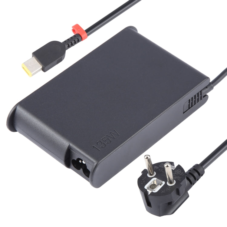 135W 20V 6.75A Laptop Notebook Power Adapter with Big Square USB Port For Lenovo Thinkpad / ThinkBook / Xiaoxin