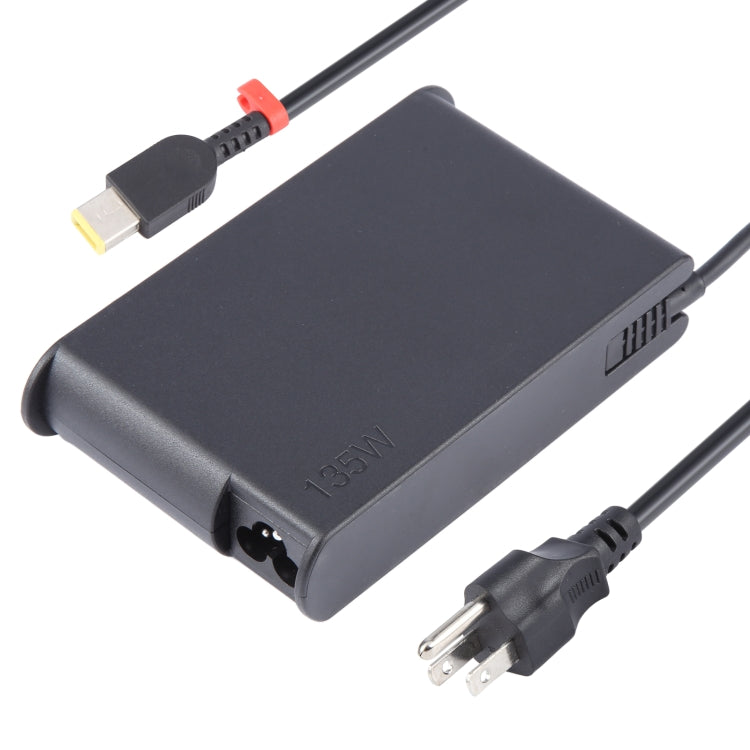 135W 20V 6.75A Laptop Notebook Power Adapter with Big Square USB Port For Lenovo Thinkpad / ThinkBook / Xiaoxin
