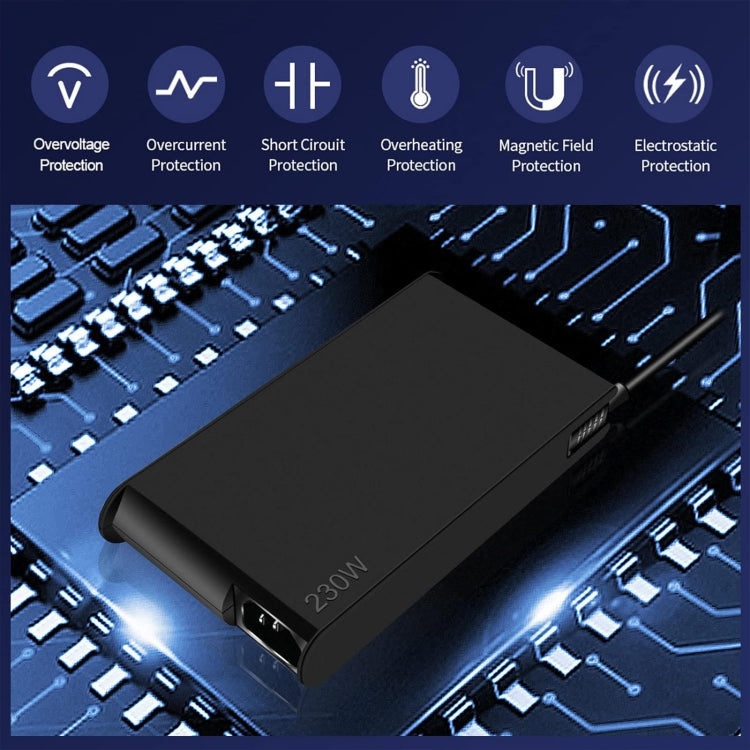 230W 20V 11.5A Laptop Notebook Power Adapter For Lenovo Big Square USB, EU Plug, US Plug, UK Plug, AU Plug