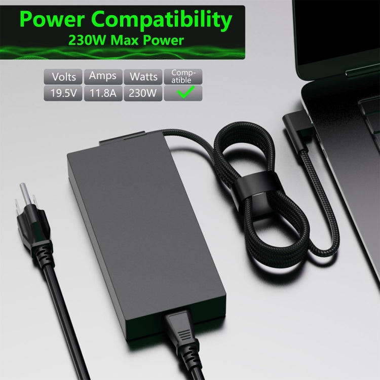 230W 19.5V 11.8A Laptop Notebook Power Adapter For Razer 3 Pin, EU Plug, US Plug, UK Plug, AU Plug