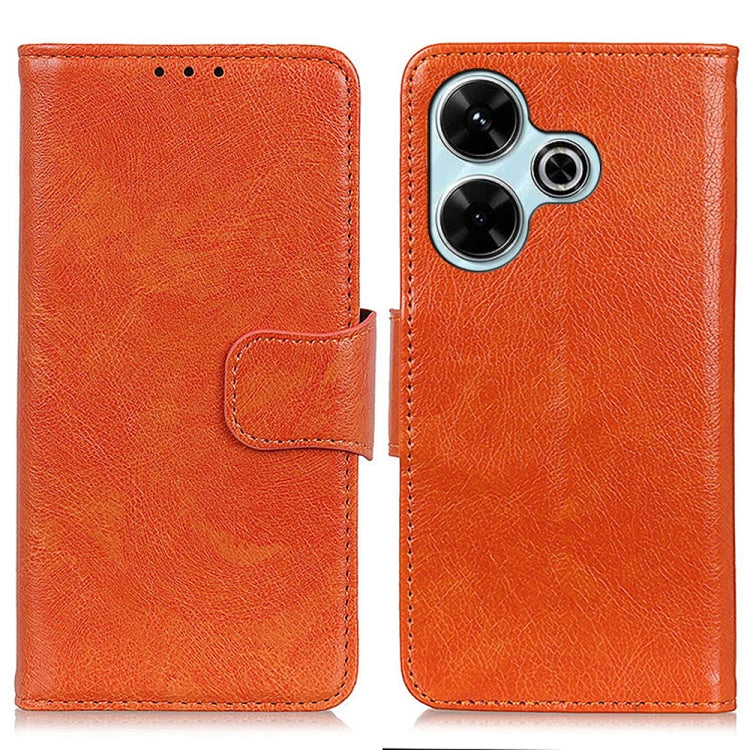Nappa Texture Horizontal Flip Leather Phone Case, For Redmi 14C 4G, For Xiaomi Redmi 13 4G