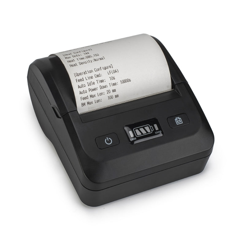 BT-802 80mm USB-C/Type-C + Bluetooth Portable Thermal Printer, EU Plug, US Plug