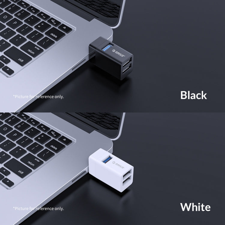 ORICO MINI-U32 3 in 1 USB Interface ABS Plastic Mini HUB Adapter, MINI-U32