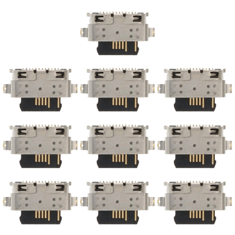 10pcs Charging Port Connector, For Alcatel 3T 10 2020 8094, For Alcatel 1T 10 2020 8092