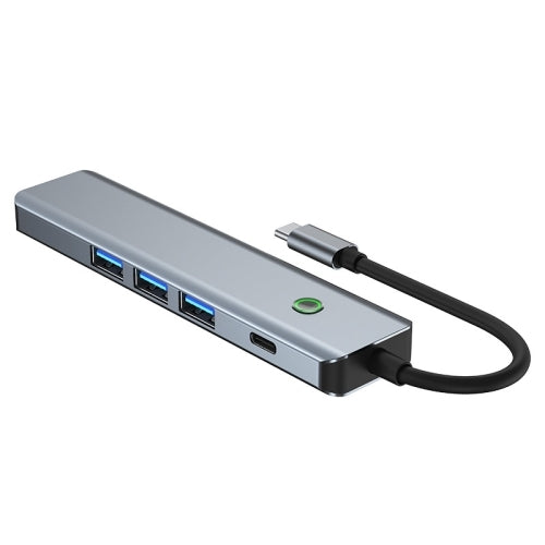 BYL-2319 5 in 1 USB-C / Type-C to USB3.0+USB-C / Type-C+HDTV Multi-function Docking Station, BYL-2319