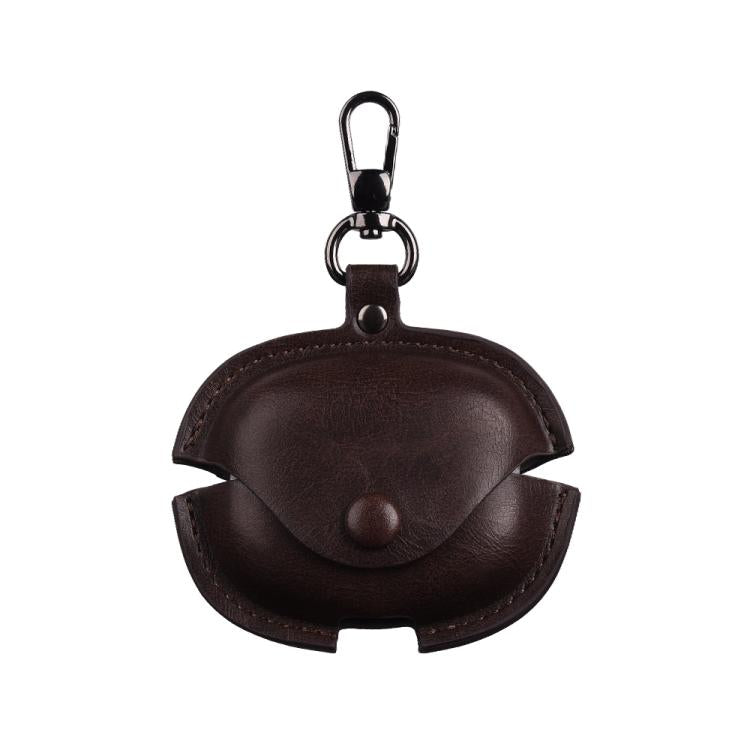 Business Leather Earphone Protective Case with Hook