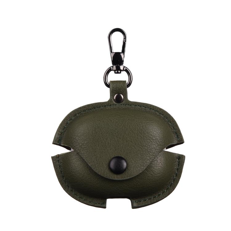 Business Leather Earphone Protective Case with Hook