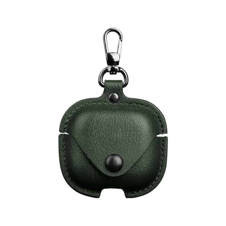 Business Leather Earphone Protective Case with Hook
