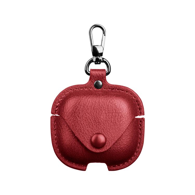 Business Leather Earphone Protective Case with Hook