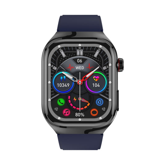 TK16 2,04 Zoll LCD-Bildschirm Silikonarmband Smartwatch unterstützt Gesundheitsüberwachung