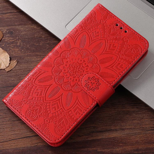 Embossed Sunflower Leather Phone Case, For Redmi Note 14 4G 163.25mm Global, For Redmi Note 14 5G, For Redmi Note 14 Pro 5G / Note 14 Pro+ 5G, For Redmi 14C 4G, For Redmi K70 Ultra, For Redmi 13 4G / Redmi Note 13R