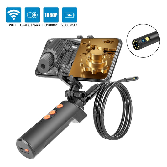 F280 1080P IP68 Waterproof Dual Camera WiFi Digital Endoscope, 1m Snake Tube, 3m Snake Tube, 5m Snake Tube