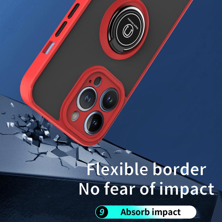 Q Shadow 1 Series TPU + PC Phone Case with Ring