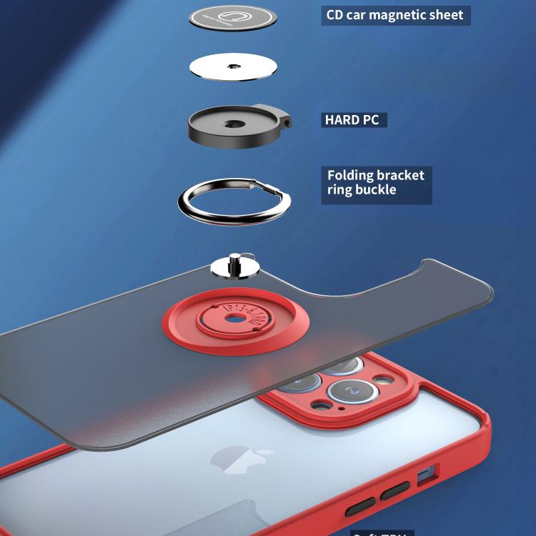 Q Shadow 1 Series TPU + PC Phone Case with Ring