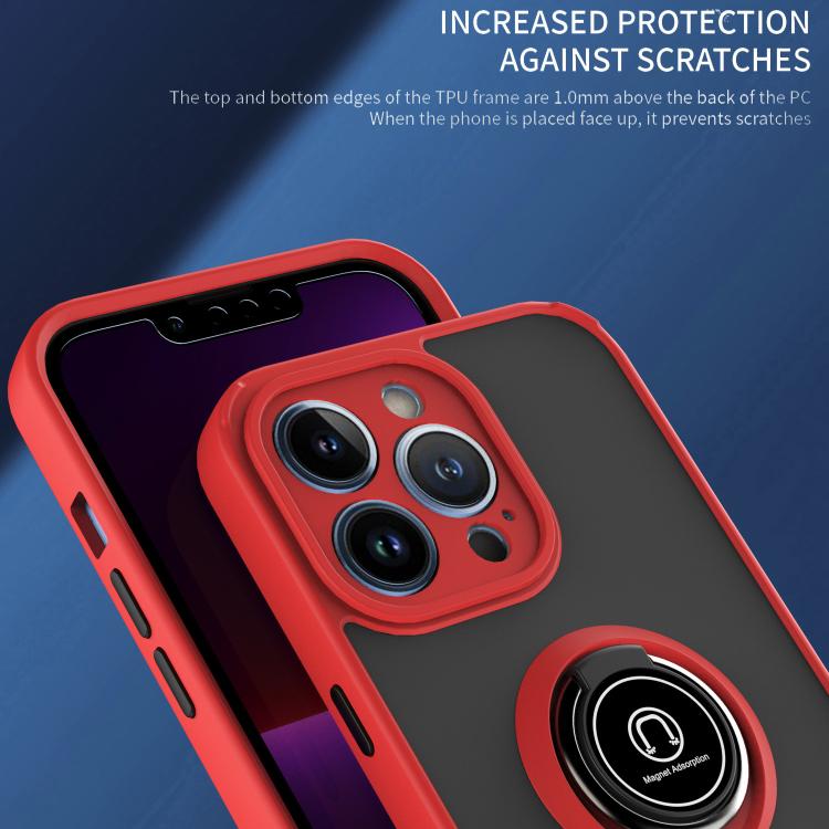 Q Shadow 1 Series TPU + PC Phone Case with Ring