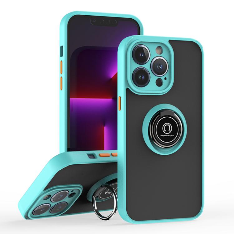 Q Shadow 1 Series TPU + PC Phone Case with Ring
