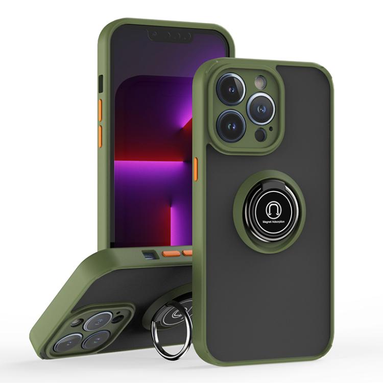 Q Shadow 1 Series TPU + PC Phone Case with Ring