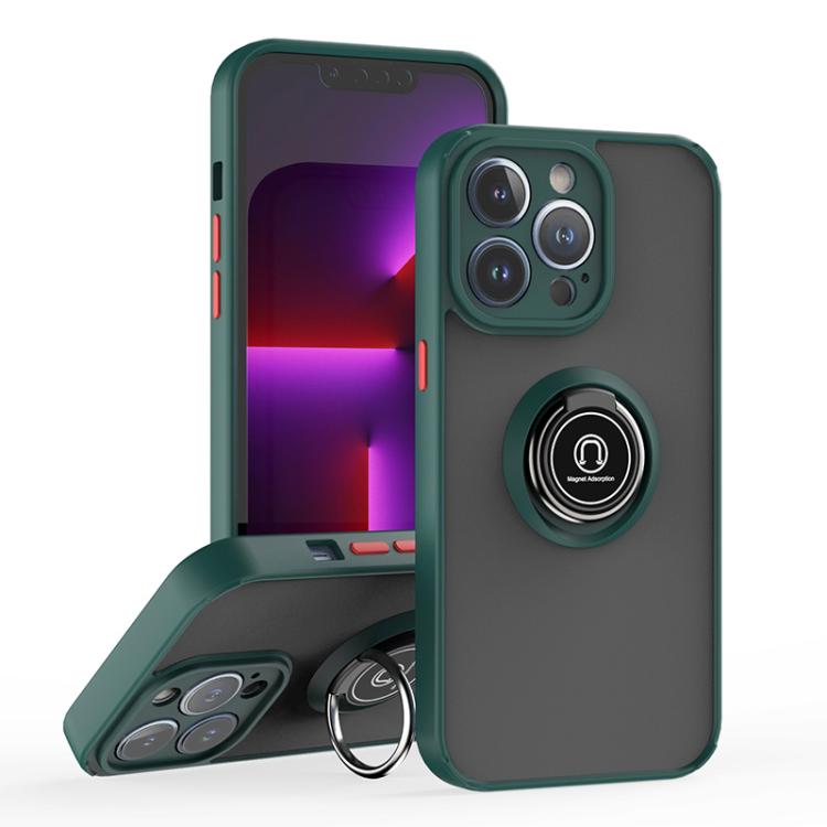 Q Shadow 1 Series TPU + PC Phone Case with Ring