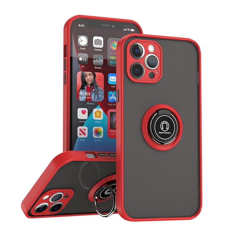 Q Shadow 1 Series TPU + PC Phone Case with Ring