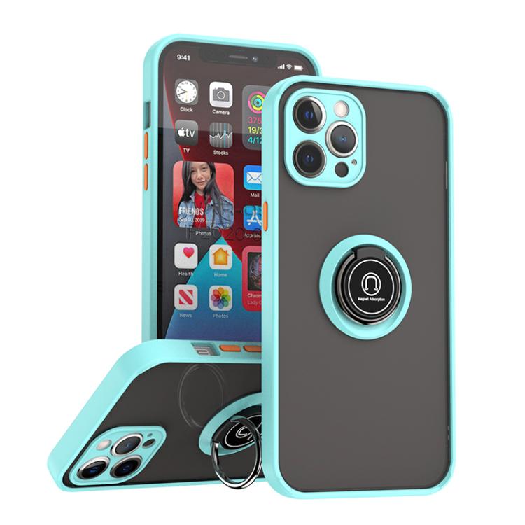 Q Shadow 1 Series TPU + PC Phone Case with Ring